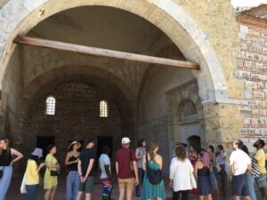 Picture during a walking tour in Komotini